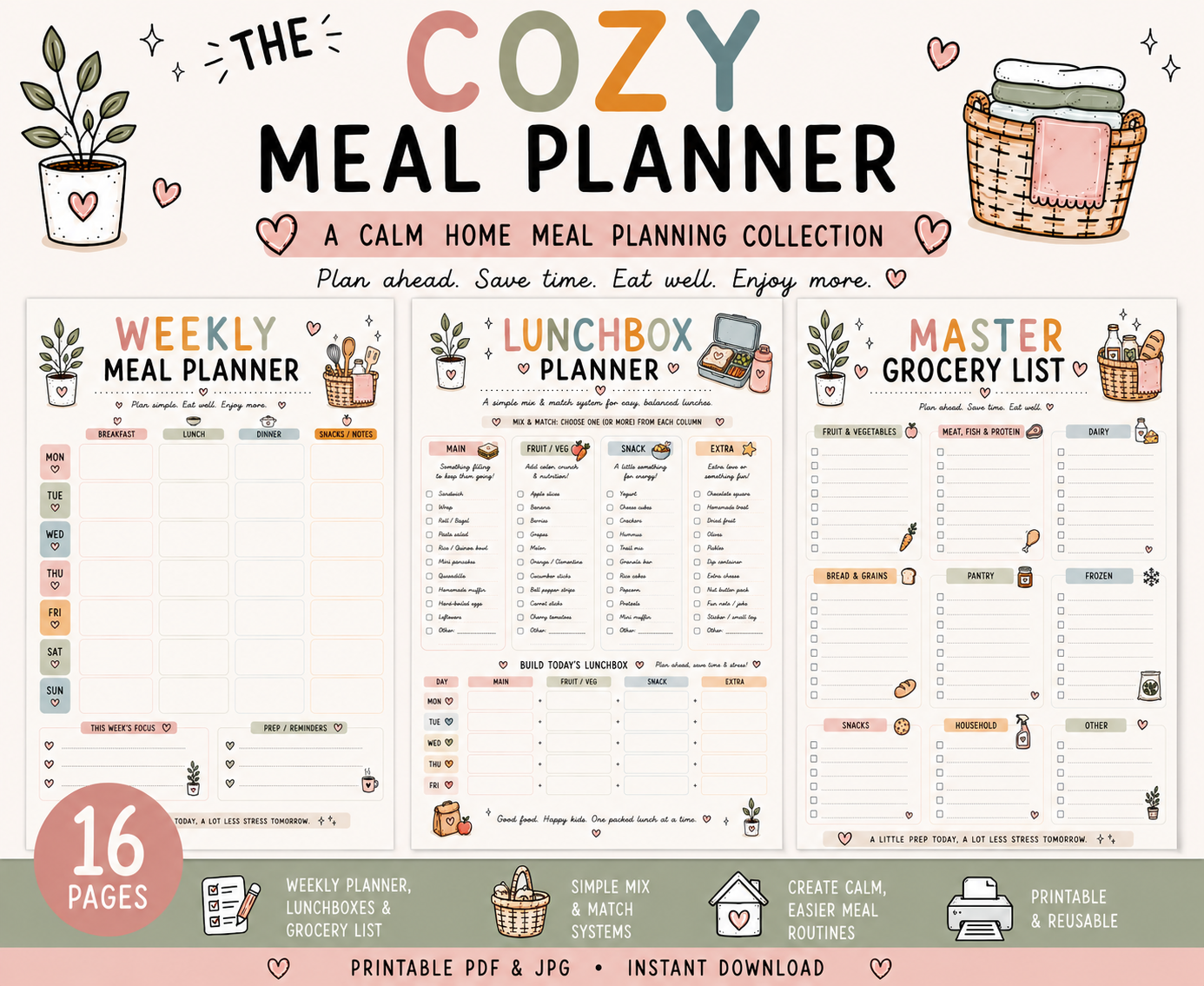 The Cozy Meal Planner