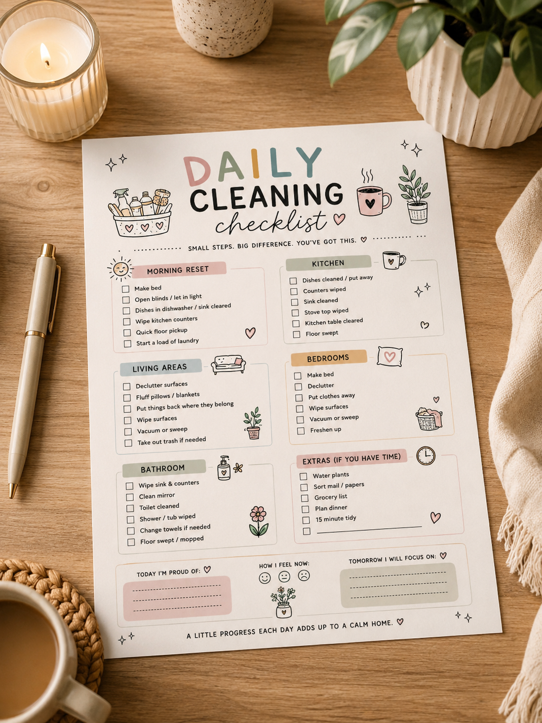 The Cozy Cleaning Planner