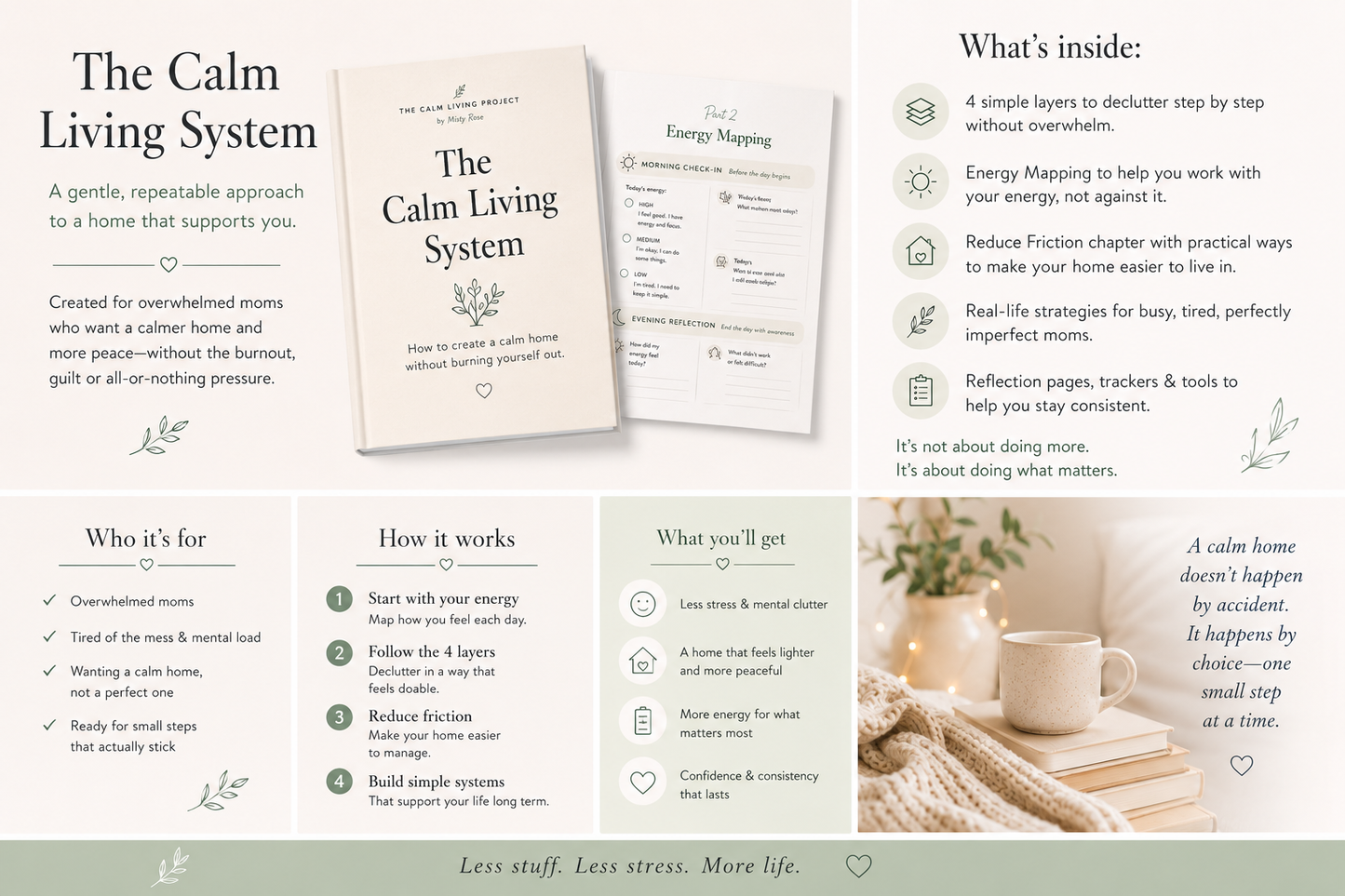 The Calm Living System (eBook + Printable Workbook)