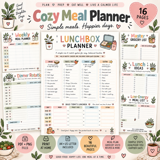 The Cozy Meal Planner