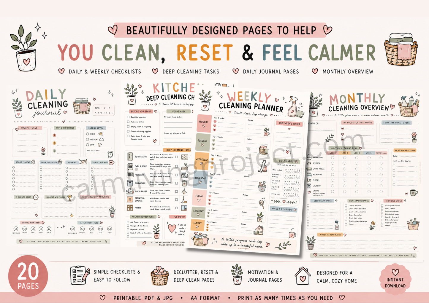 The Cozy Cleaning Planner